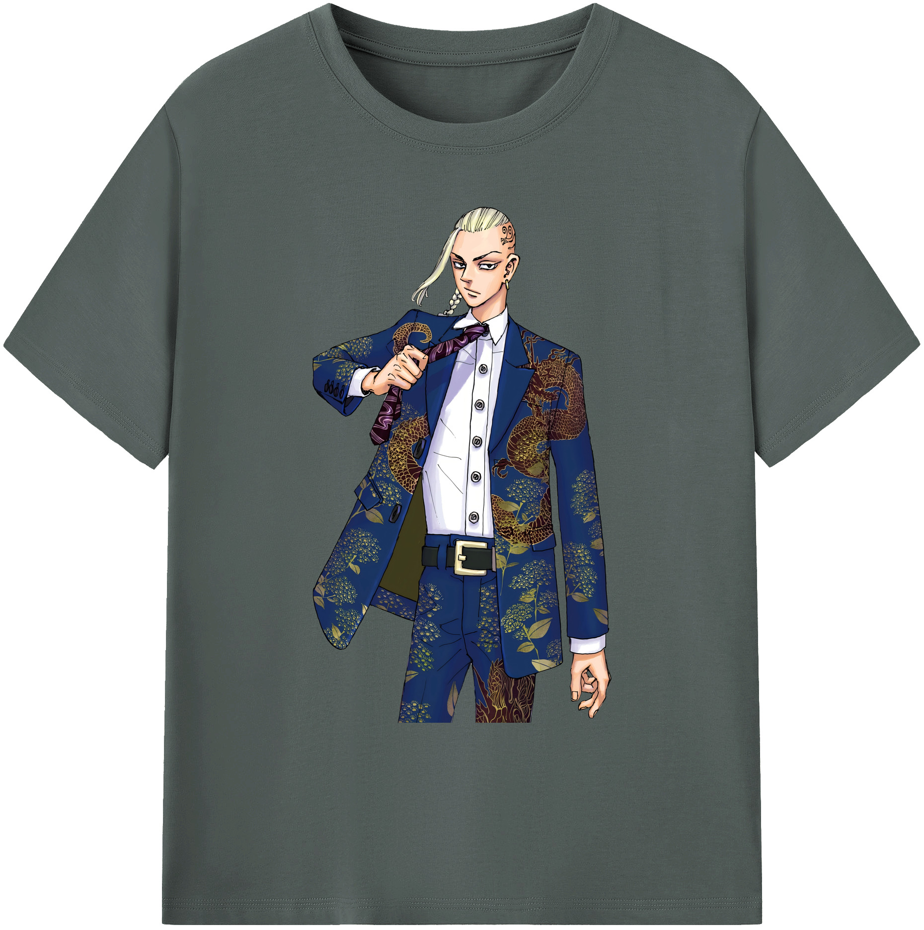 （画像用） 東京リベンジャーズ Tokyo Revengers 綿100％ メンズ半袖Tシャツ｜肌触りやわらか＆通気性